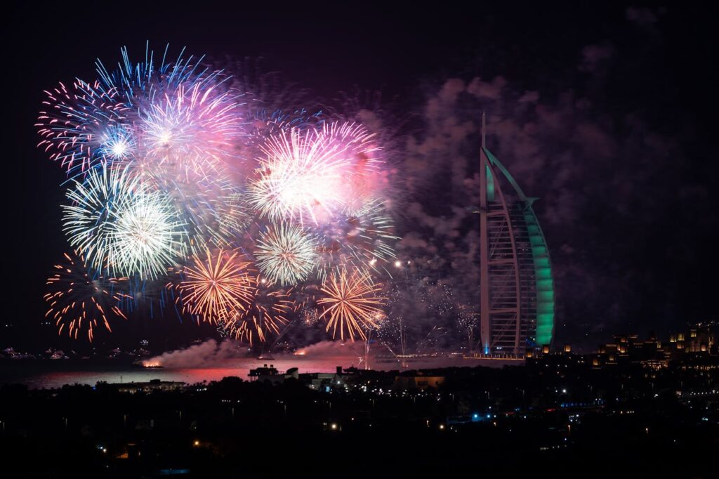 2. Szilveszteri tűzijáték – Dubai, Egyesült Arab Emírségek 