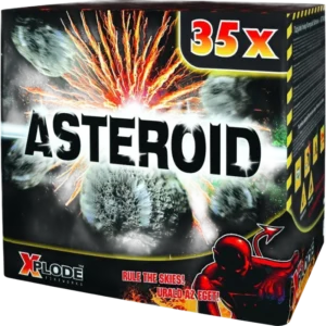 Asteroid tűzijáték telep 30 mm-es, 35 lövéses F3 szilveszterre
