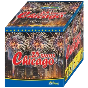 Chicago tűzijáték telep 20 mm-es, 25 lövéses F2