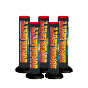 A Color Bomb Set egy 6 darabos, 20 mm-es csöves tűzijáték-bomba csomag, amely összesen 20 különböző színes és látványos effektet kínál.