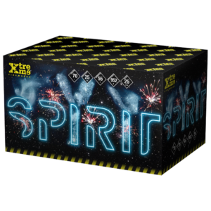 Spirit tűzijáték telep 25 mm-es, 70 lövéses F3 Xtreme márka, szilveszterre