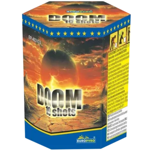 Doom tűzijáték telep F2 kategóriás tűzijáték telep 25 mm-es kaliberrel