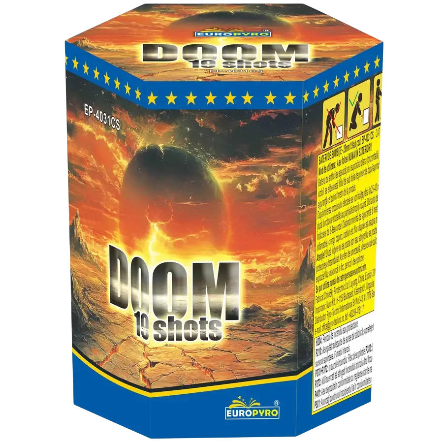 Doom Feuerwerksdisplay F2 Feuerwerksdisplay mit 25 mm Kaliber