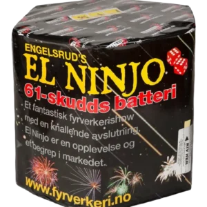 El Ninjo tűzijáték telep 30 mm-es, 61 lövéses F3, szilveszterre