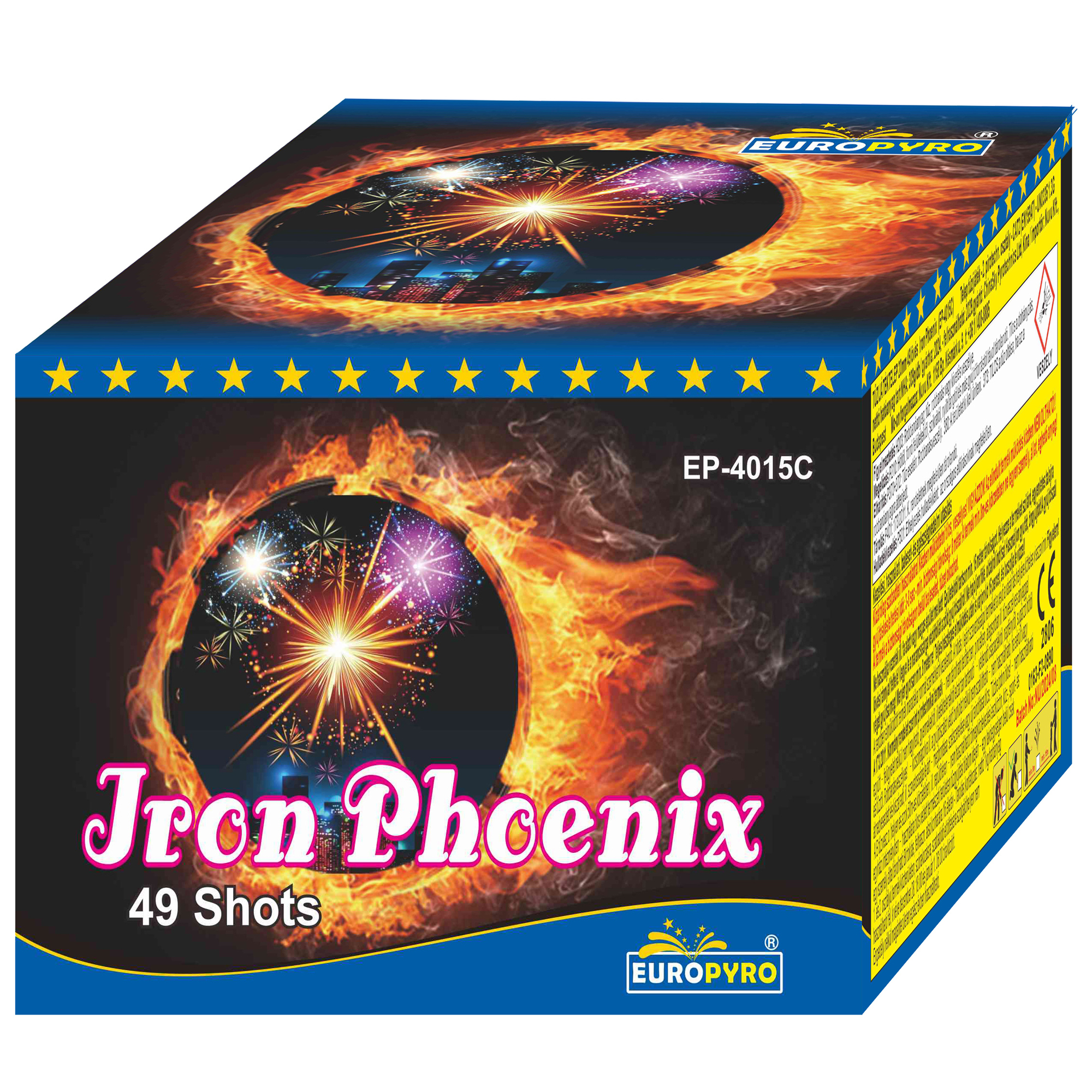 Iron Phoenix 49 Schuss Feuerwerksbatterie mit 20mm Kaliber