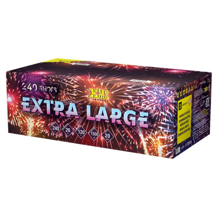 Extra große Feuerwerksbatterie