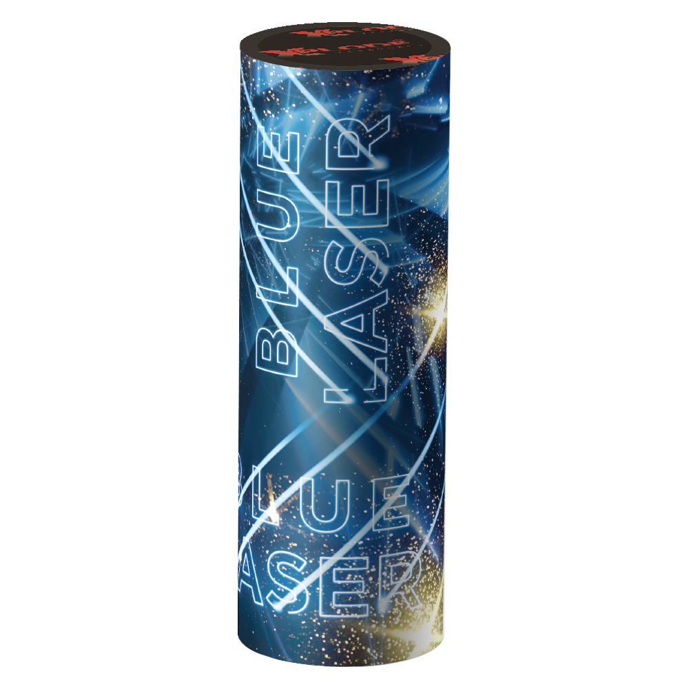 Blauer Laser Funken-Fontäne – Goldfunken- und Blaustern-Effekt, 50 Sekunden, Kategorie F2