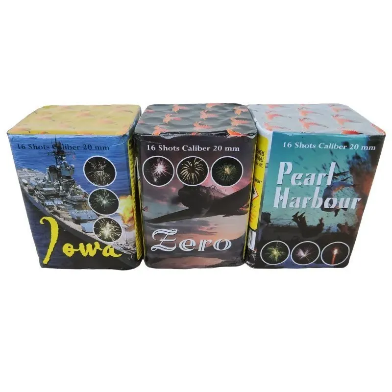 pearl harbor-zero-iowa tűzij&aacute;t&eacute;k mix, sz&iacute;nes, 3x16 l&ouml;v&eacute;s, vippiro, rendel&eacute;s