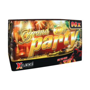 Grand Party tűzijáték telep 20 mm-es, 96 lövéses F3 Xplode márka, szilveszterre