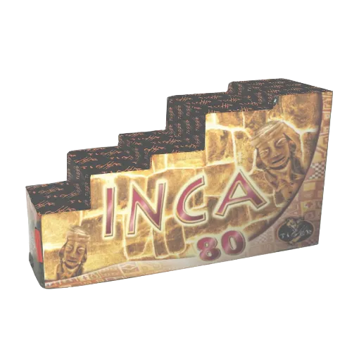 Inca tűzij&aacute;t&eacute;k telep 80 l&ouml;v&eacute;ssel &eacute;s 20/25/30 mm-es kaliberekkel