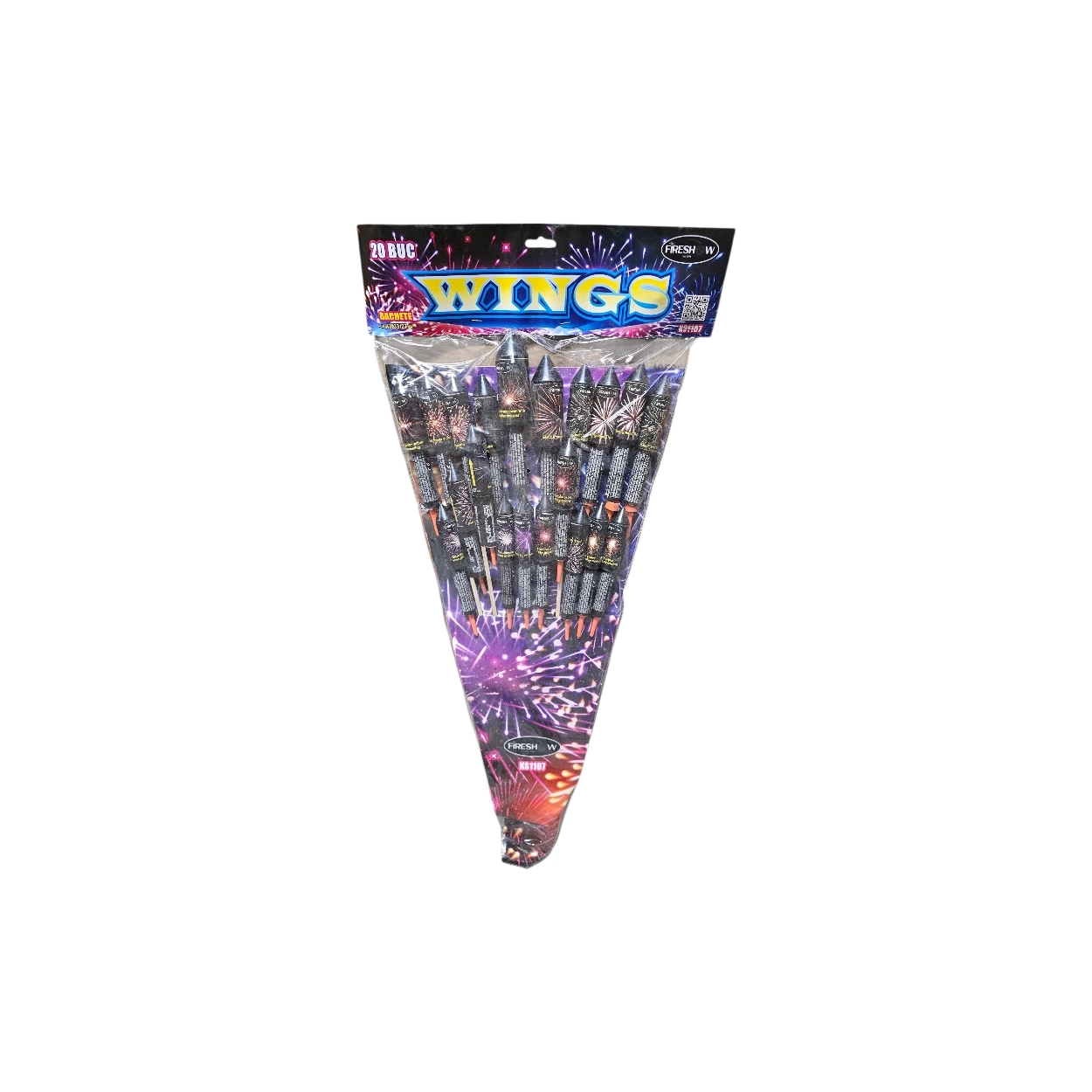 Wings 20 dB Raketenset, F2 Pyrotechnik, Einzelschuss