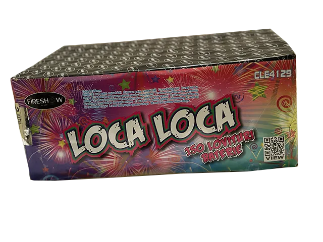 Loca Loca tűzij&aacute;t&eacute;k telep 20 mm-es, 150 l&ouml;v&eacute;ses F3
