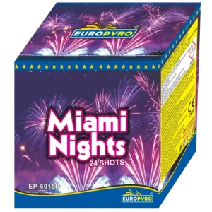 Miami Nights tűzijáték telep, 50 mm-es, 24 lövéses F3