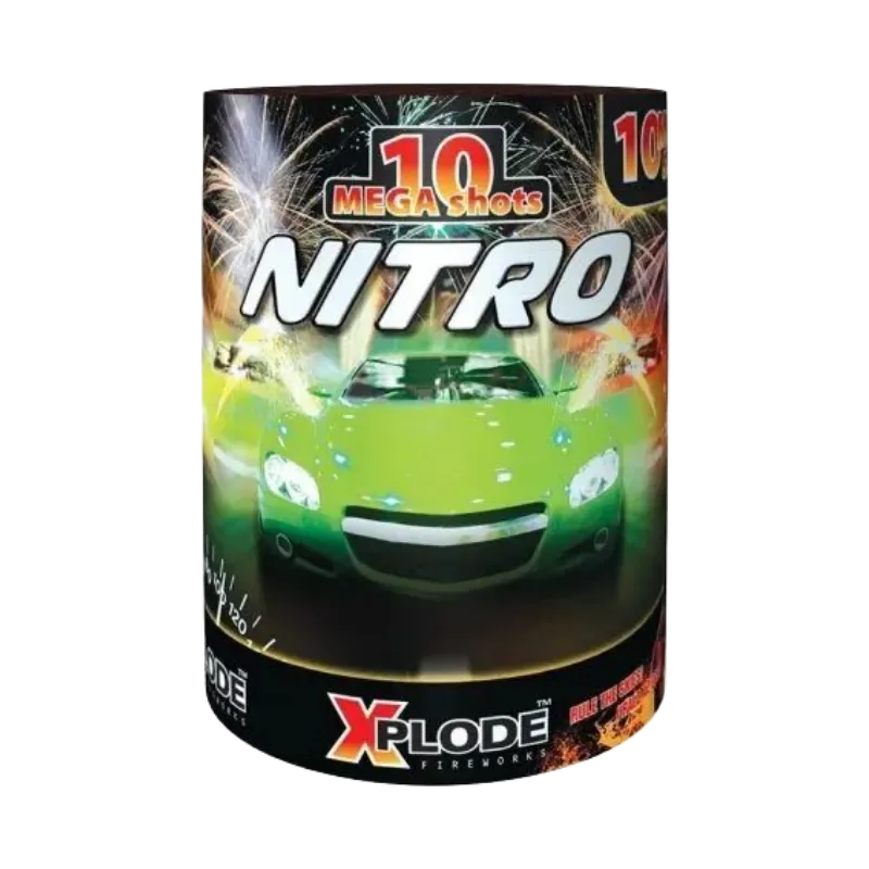Nitro tűzij&aacute;t&eacute;k telep 45 mm-es kaliberrel &eacute;s 10 l&ouml;v&eacute;ssel, F3
