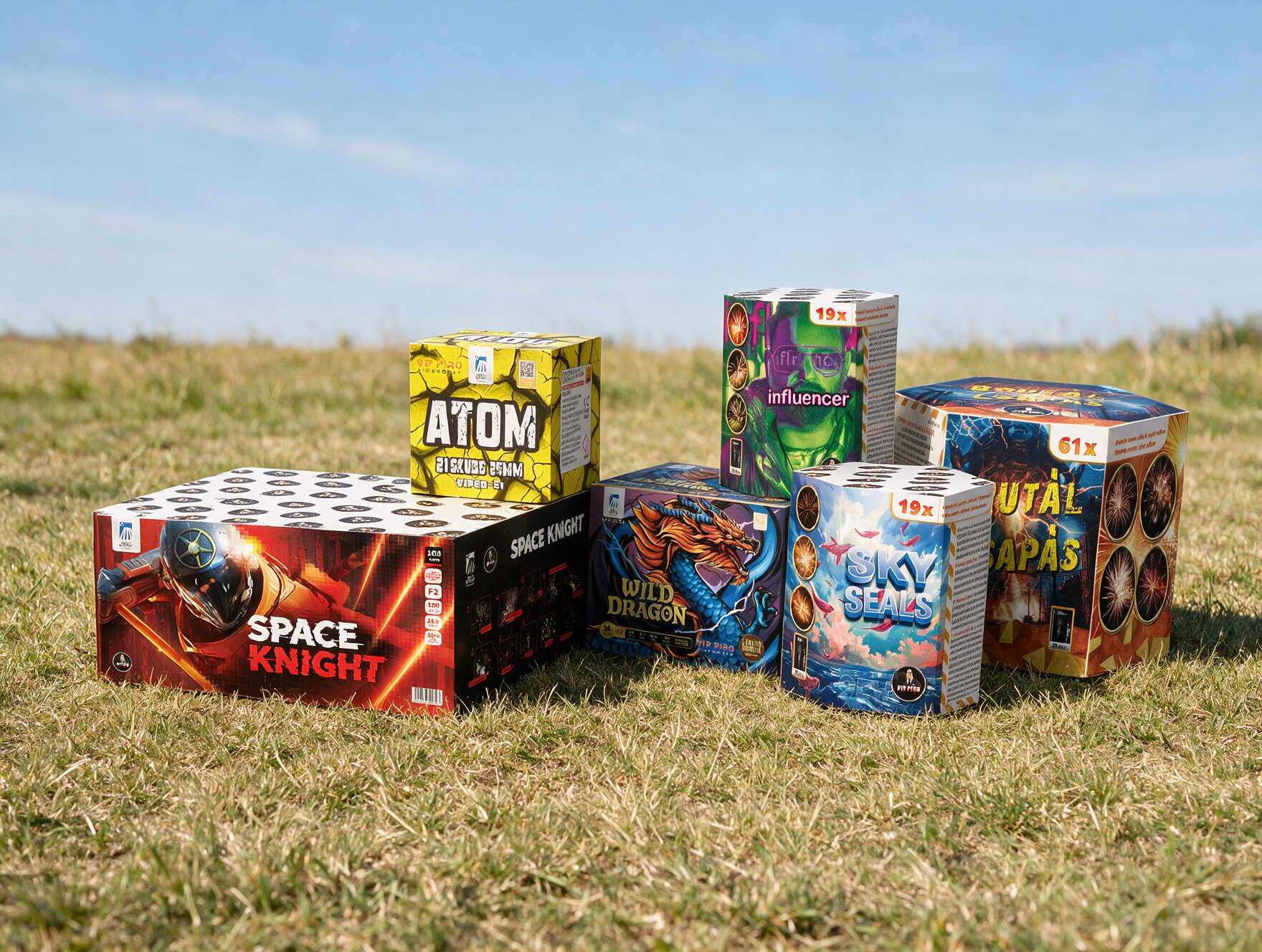 Seturi de artificii sub marca proprie VIPPIRO