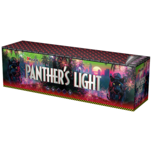 Panther’s Light tűzijáték telep 144 lövéssel, 25 mm-es kaliberrel, F2 kategóriában