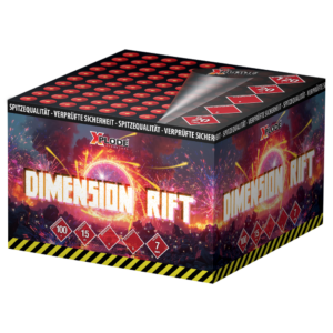 Dimension Rift tűzijáték telep 100 lövéssel, 6 mm kaliberrel, Xplode márkától