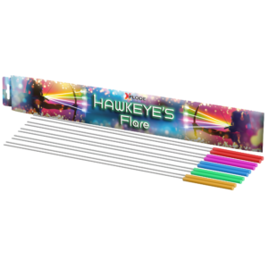 Hawkeye’s Flare bengálégő (ostor), 10 db-os F1 csomag, színes fényshow